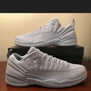 Nike Air Jordan 12 Retro Low Wolf Grey Suede